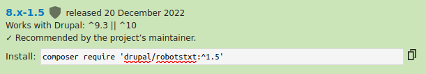 Pobranie modułu robots.txt Pobranie modułu robots.txt w Drupalu