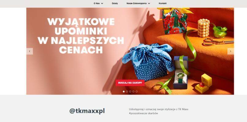 Drupal - witryna TKMaxx Strona TKMaxx na Drupalu