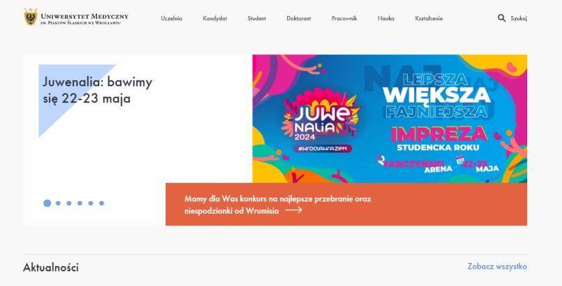 Witryna na Drupalu - Uniwersytet Medyczny Wrocław Uniwersytet Medyczny we Wrocławiu