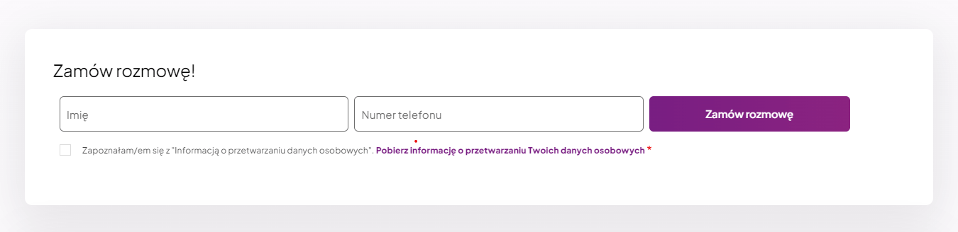 LINK4 - dobry formularz Przykład formularza LINK4