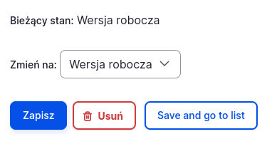 Moderowanie treści Moderowanie terminów taksonomii