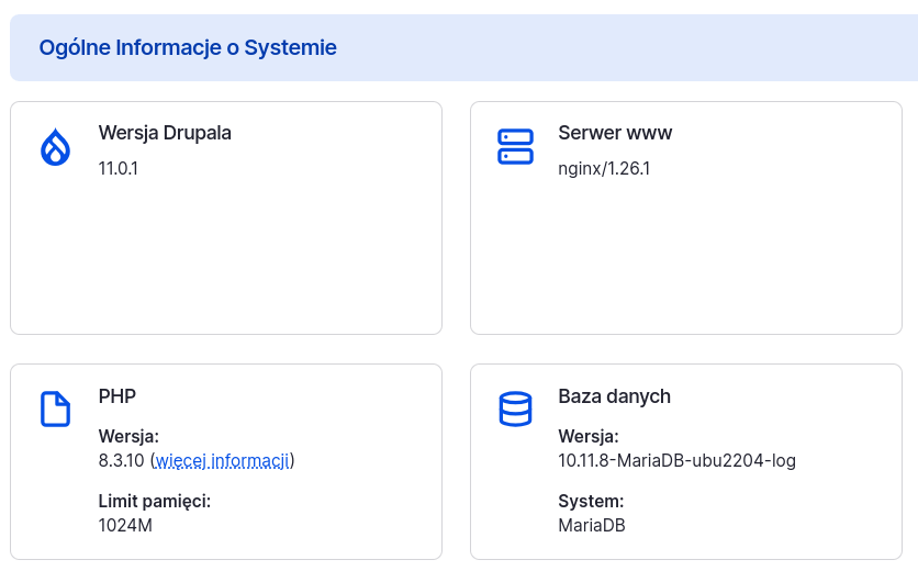Wymagania nowej wersji systemu Drupal 11 - wymagania