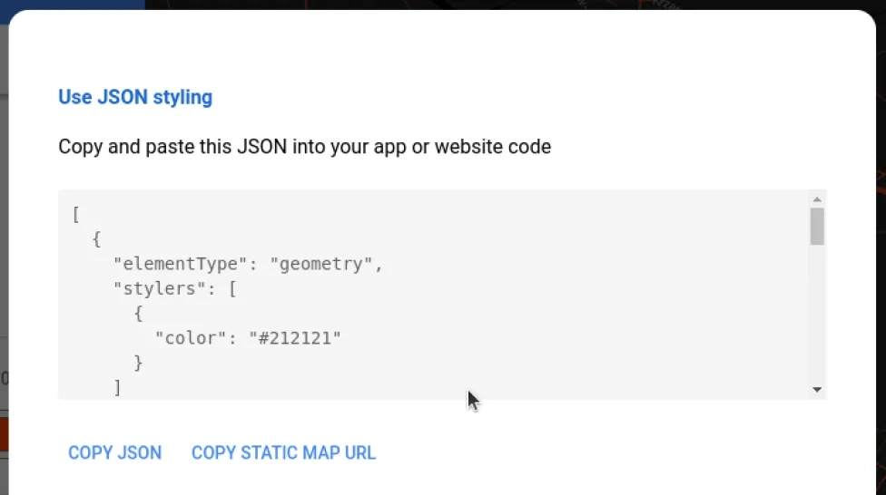 JSON code