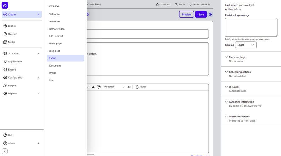 Gin theme in the project Starshot uses Gin theme