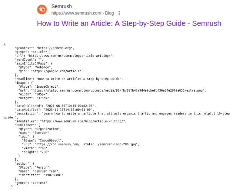 Drupal - Schema Article
