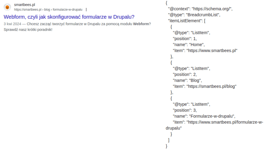 Drupal - Schema Breadcrumb