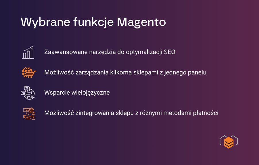 Magento - wybrane funkcje Wybrane funkcje Magento