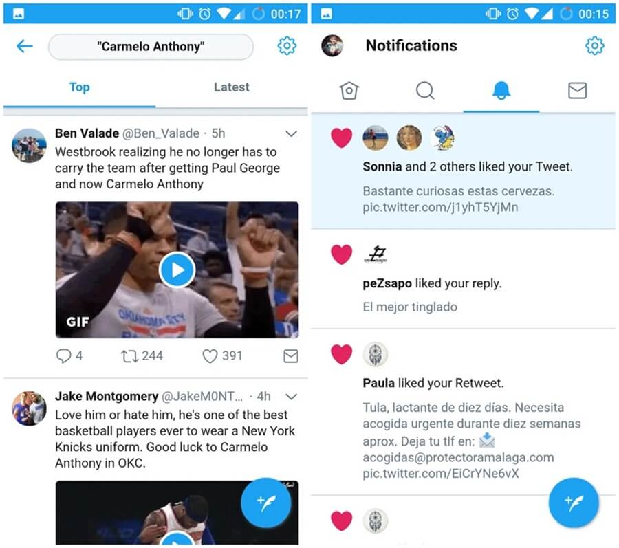 Przykład progresywnej aplikacji webowej - Twitter Lite Twitter Lite PWA