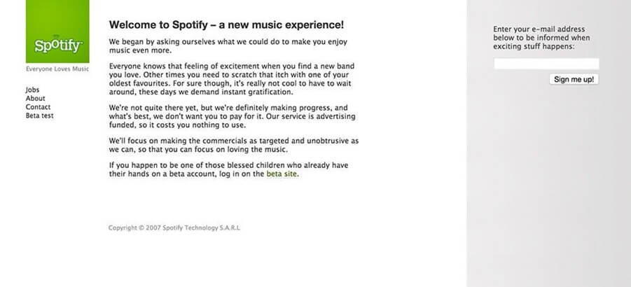 Spotify - przykład użycia MVP