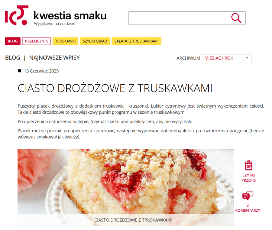 Przykład bloga na Drupalu Blog na Drupalu