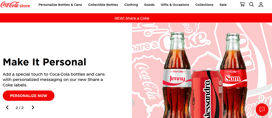 Sklep Magento Coca-Cola Coca-Cola na Magento