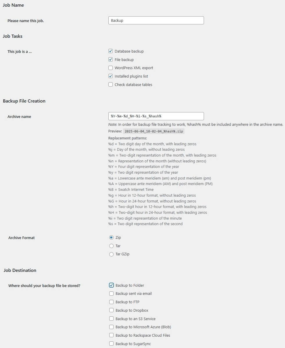 Stworzenie kopii zapasowej