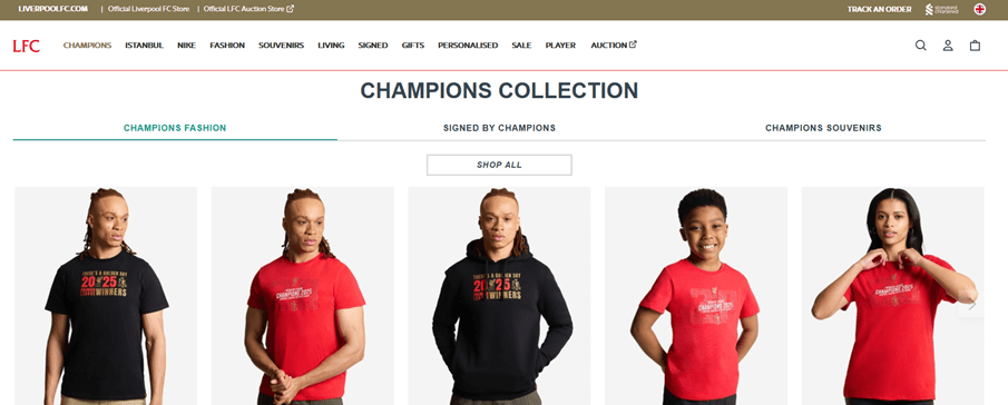 Sklep Magento - Liverpool Liverpool - sklep na Magento
