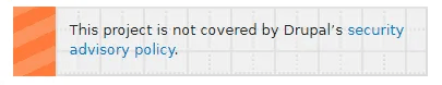 labeling unverified Drupal modules Drupal module verification