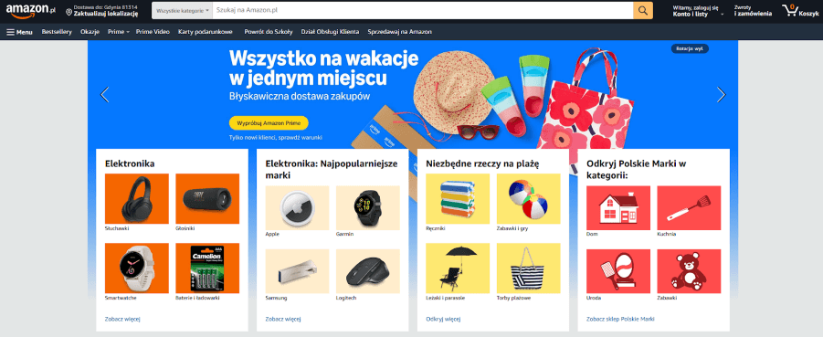 Platforma Amazon Marketplace Amazon