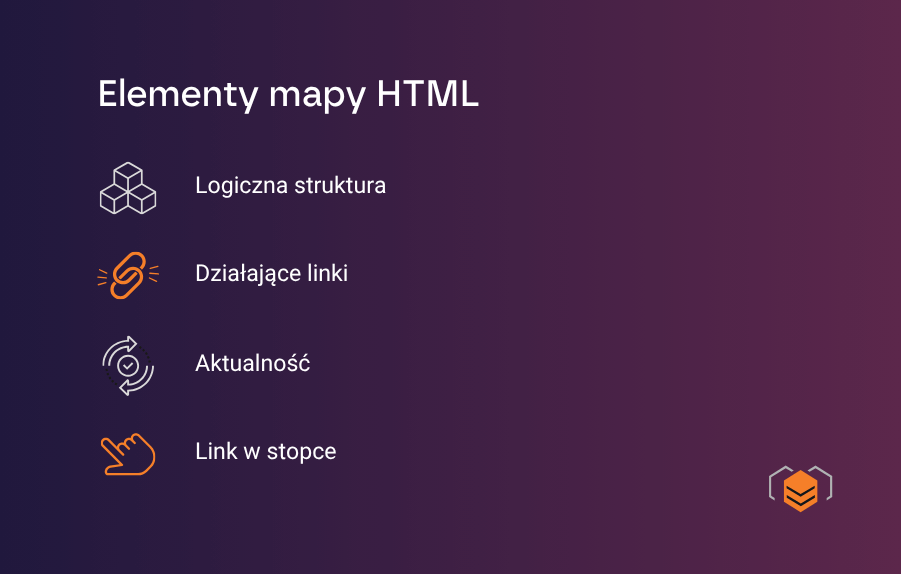 Co powinna zawierać sitemapa HTML Ważne elementy mapy HTMl