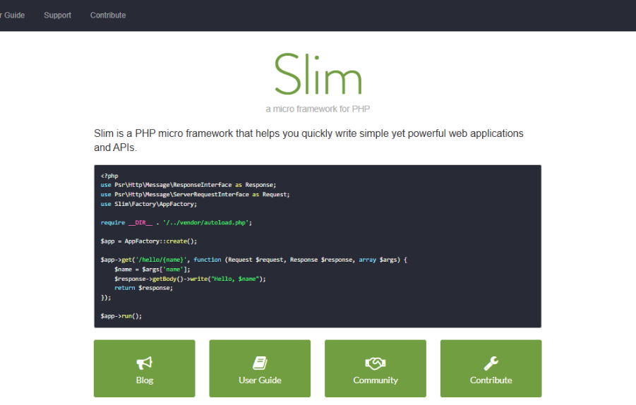 Narzędzie Slim Framework