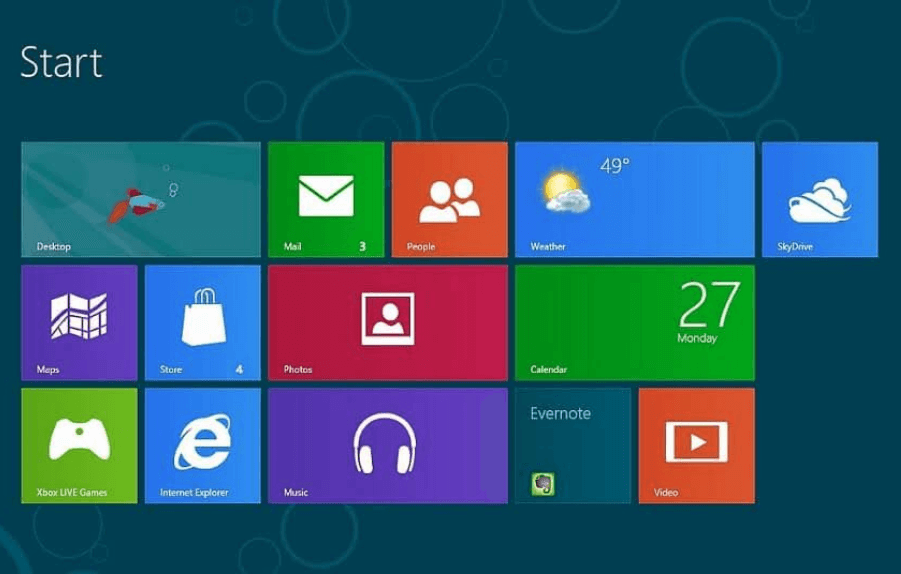Windows 8 a projektowanie płaskie Flat design Windows 8