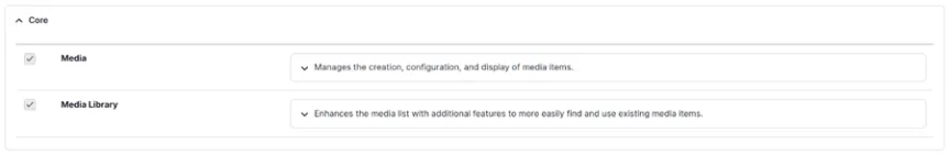 Media and Media Library modules in Drupal Drupal - Media and Media Library