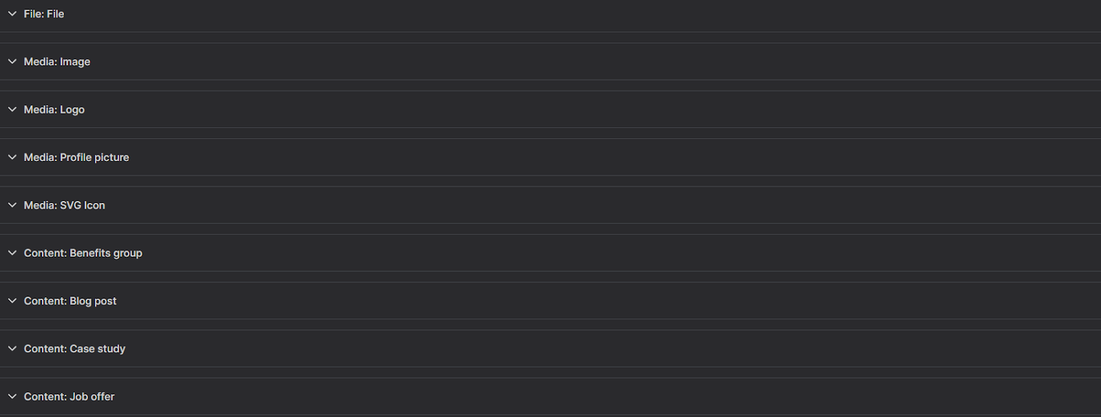 Metadata configuration options Structured data configuration