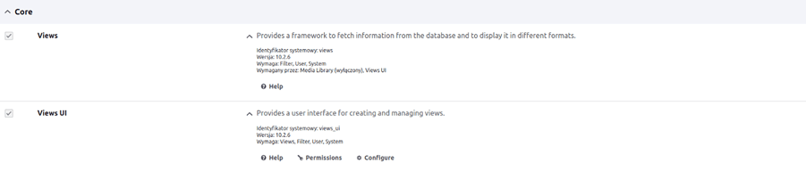 Moduł Views w Drupalu