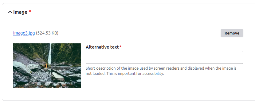 How to select an image in Drupal Adding photos in Drupal