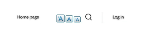 Text Resize font changes Text Resize font options