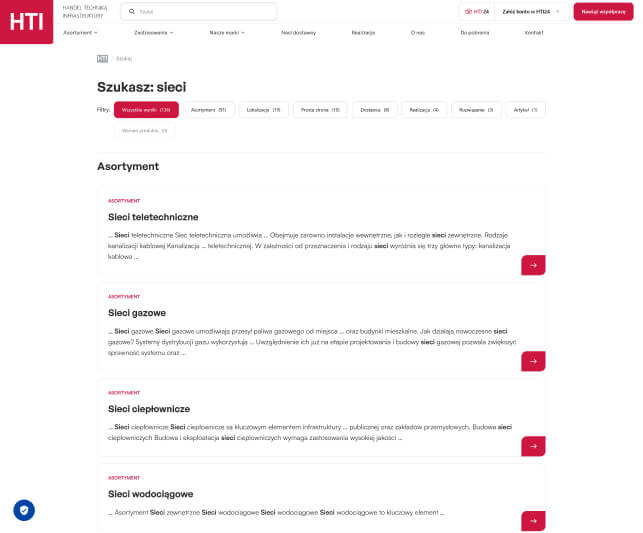 Advanced search engine for HTI New search engine on HTI's website