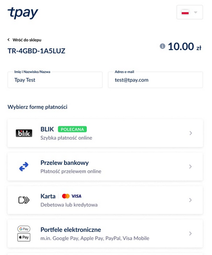 Bramka płatności mobilnych Płatność na smartfonie