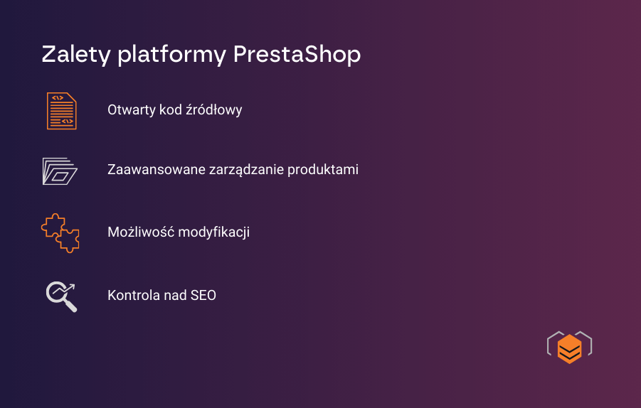 Plusy PrestaShop Korzyści z używania PrestaShop