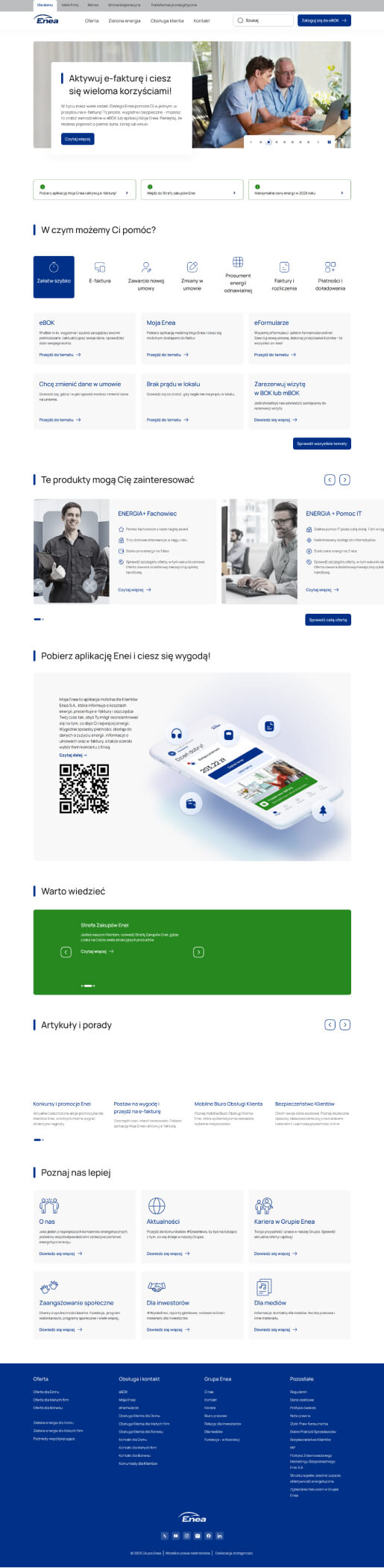 Efekty projektu Enea Poznaj efekty projektu