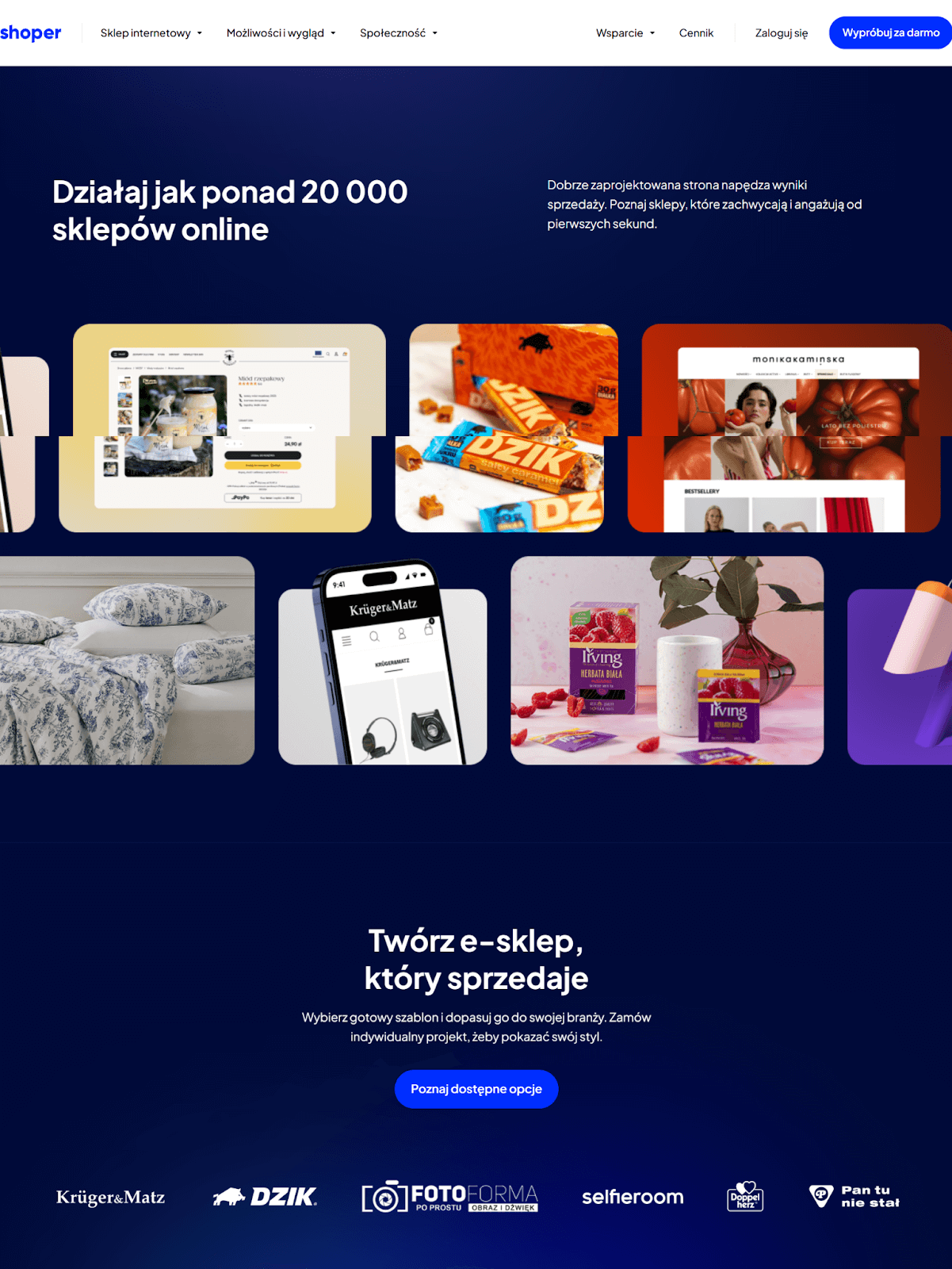 Wezwanie do działania - Shoper