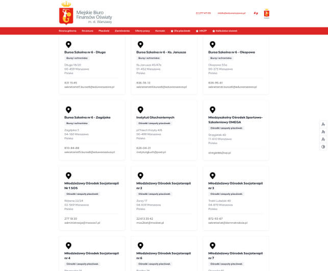 Możliwość dodawania nowych stron
