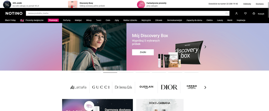 USP - przykład Notino