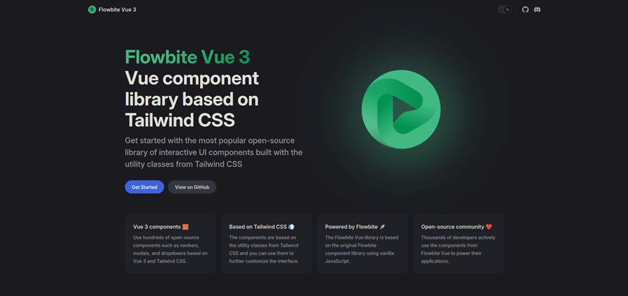Biblioteka Flowbite Vue3