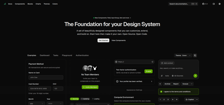 Biblioteka Shadcn Vue