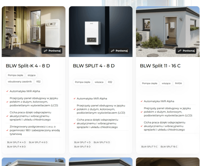 Redesigned product presentation for BRÖTJE Product display redesign
