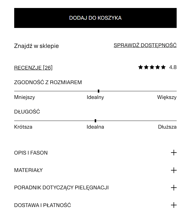 Opis produktu w sklepie