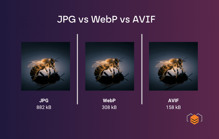 JPG vs WebP vs AVIF