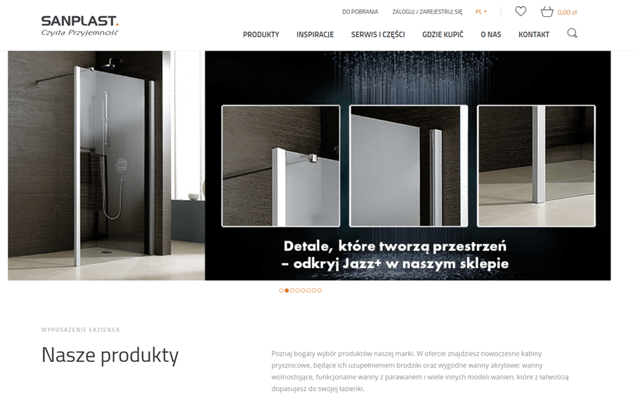 Sanplast - sklep na Magento
