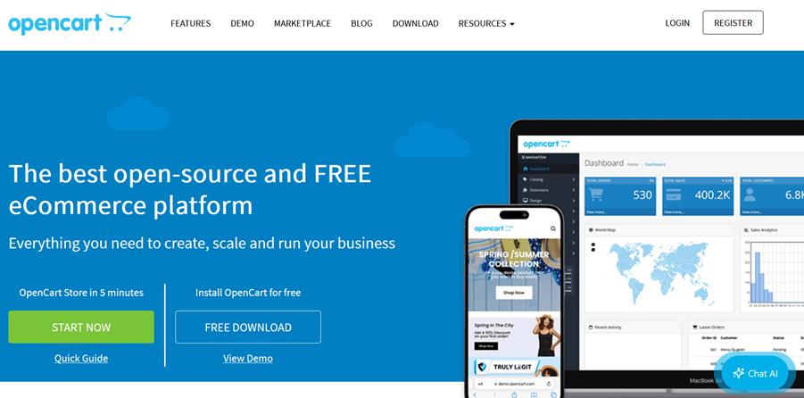 Platforma OpenCart