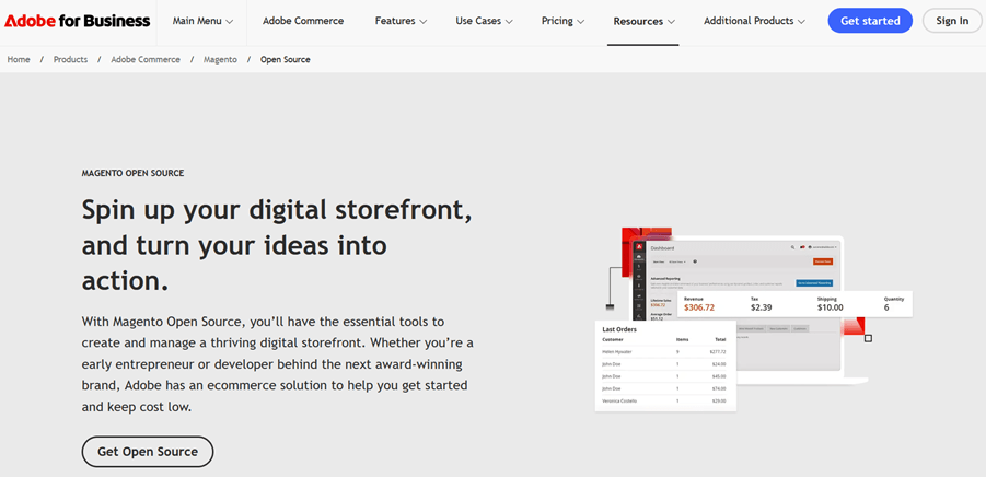 Platforma B2B Magento