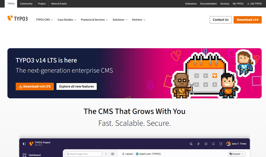 TYPO3 dla dużych serwisów