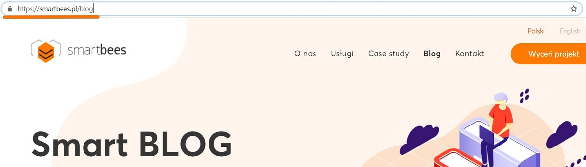 Wykorzystanie certyfikatu SSL na stronie www Smartbees Certyfikat SSL na stronie Smartbees