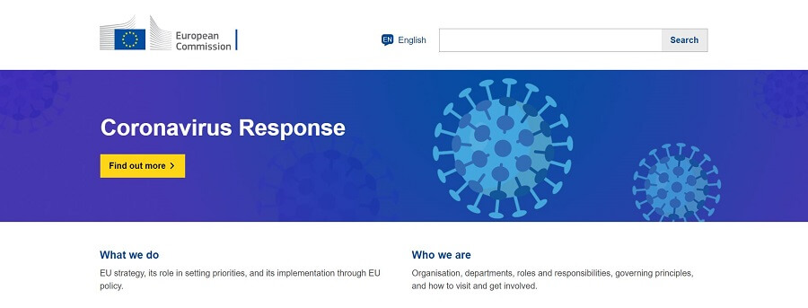 European Commission's website on Drupal