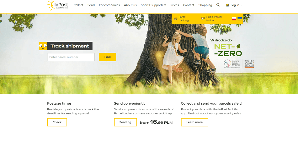 InPost's Drupal-based website InPost's website on Drupal