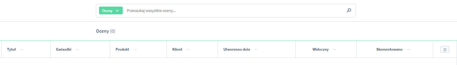 Zarządzanie ocenami Shopware 6