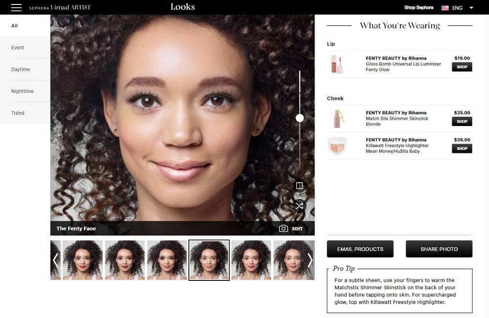 Makijaż online w Sephora Makeup Artist Aplikacja Sephora Makeup Artist