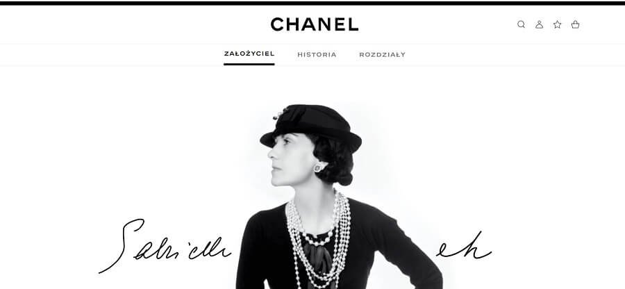 Styl flat design - Chanel Styl flat design - Chanel