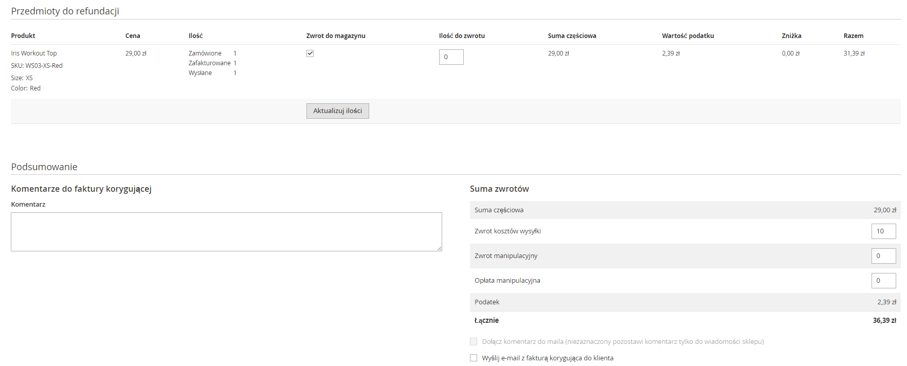 Jak zrobić zwrot w sklepie Magento? Zwroty w sklepie Magento